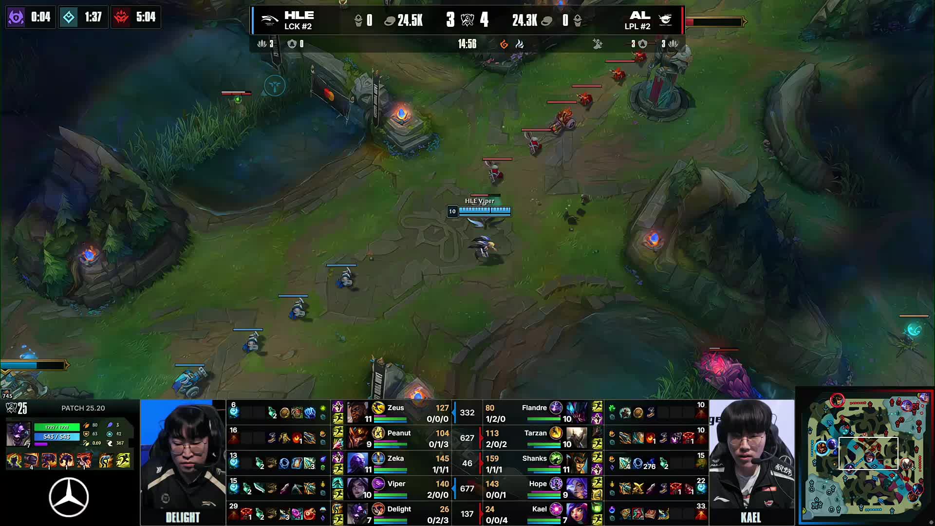 Nongshim RedForce 和 Dplus KIA 在 LCK 2025 赛季中获得首场胜利